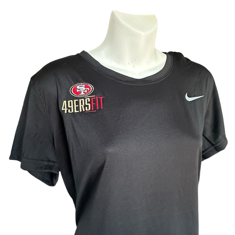 San Francisco 49ers Fit The Nike Tee women's tee black size XL NWT